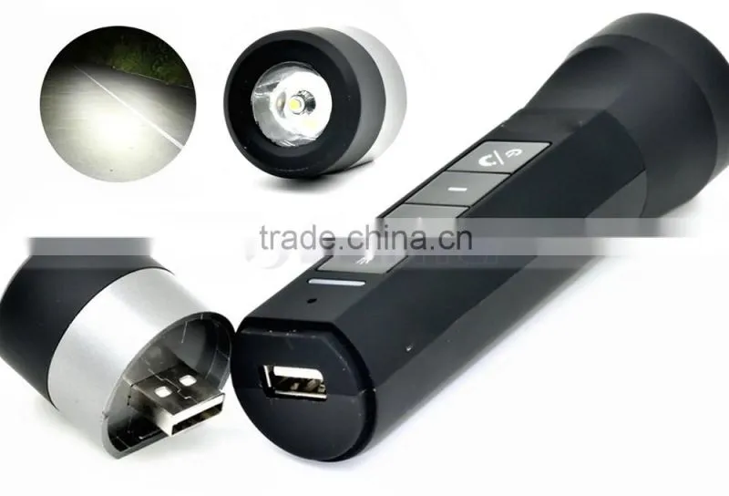 Round Portable Bluetooth LED Flashlight Riding Bike Speaker With Torch Holder