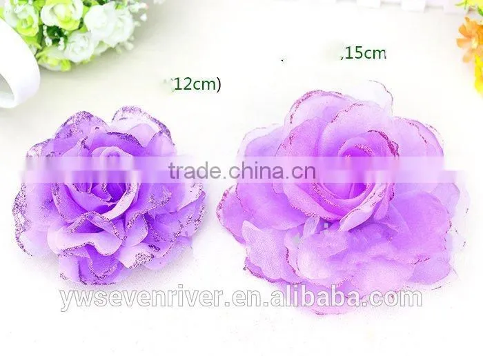 Simulation of rose flowers Wedding bride bridesmaid headdress The dance studio headdress flower The seaside beach accessories