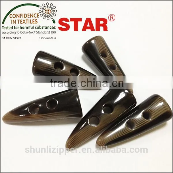 resin toggle button