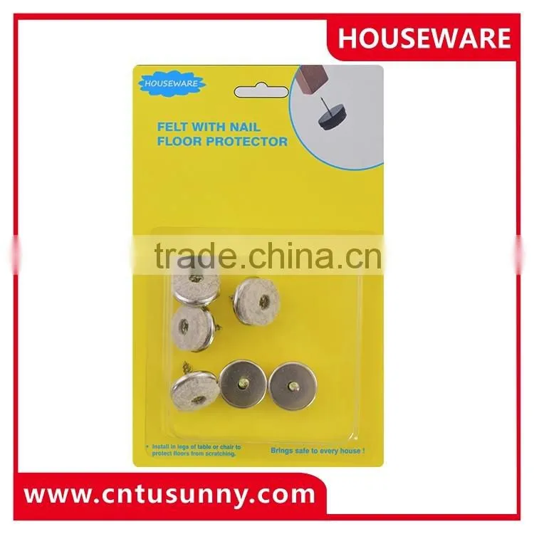 Artificial wool screw furniture protector in good quality