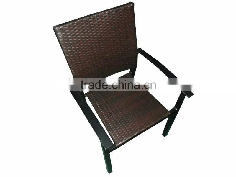 4PCS/SET Coffee Shop Tables And Chairs Wicker Vintage Outdoor Rattan Dining Table And Chair