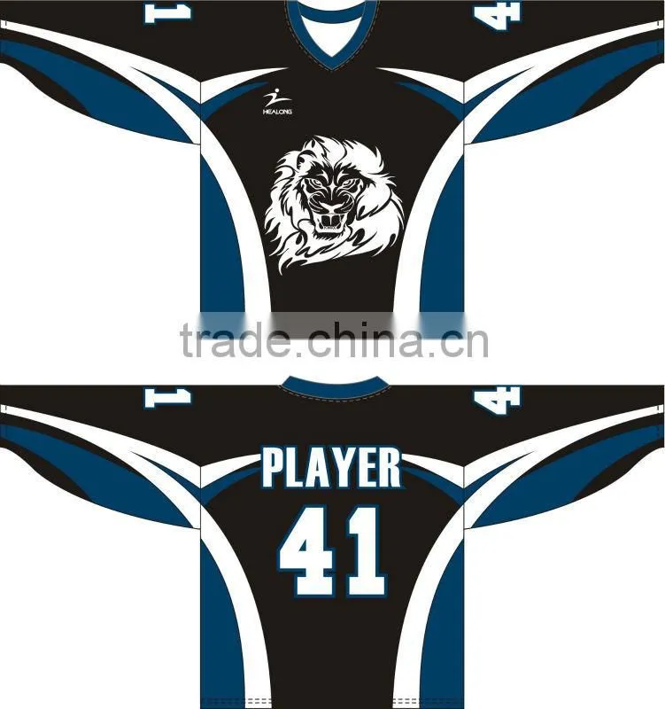Cheap adult custom design ice hockey jersey