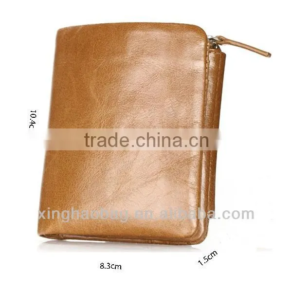 Business men leisure leather wallet genuine leather purse for male