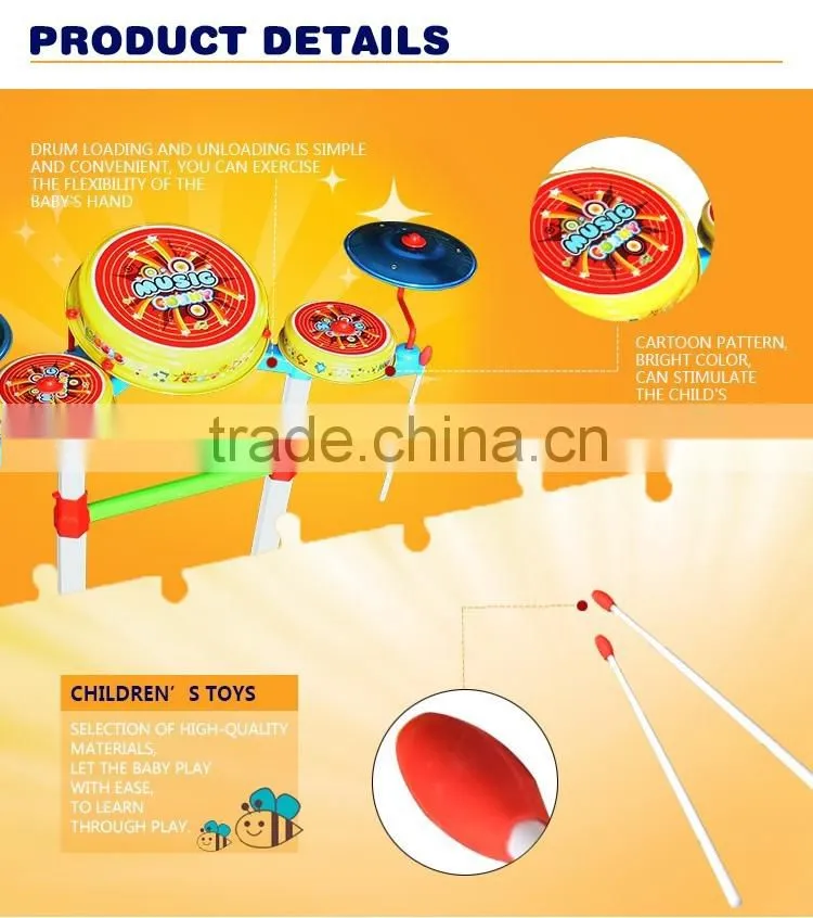 mini plastic drum set toys for kids