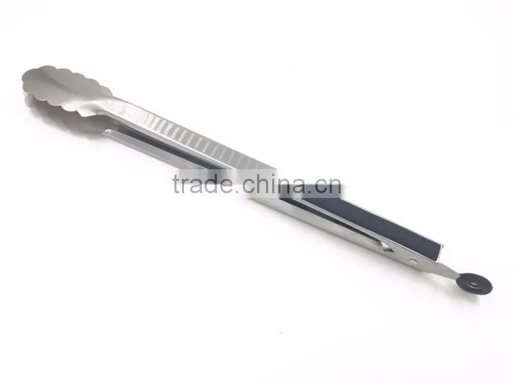Stainless steel bbq tongs
