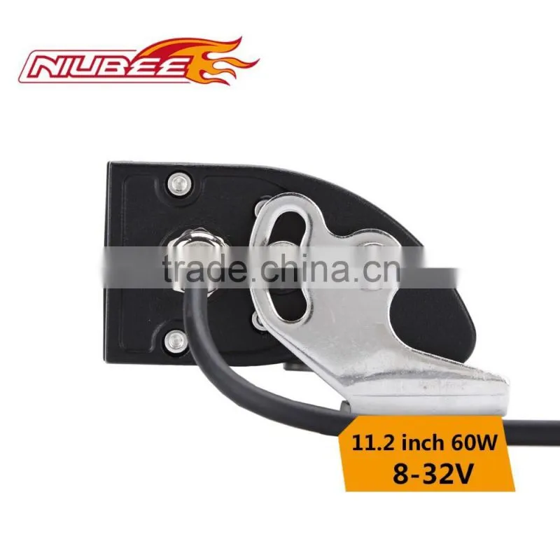 60w IP68 24 volt led driving light bar for truck