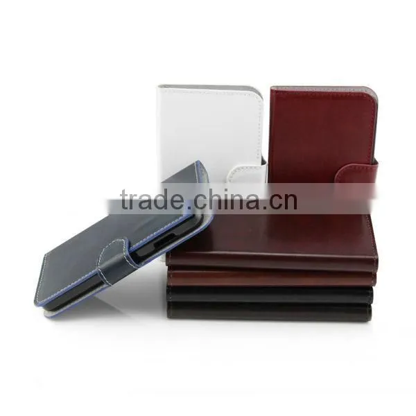 flip leather case for samsung galaxy s4 i9500 business case