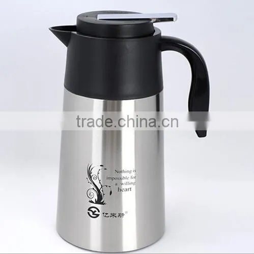Stainless steel vacuum coffee pot, coffee mug hot new products for 2015