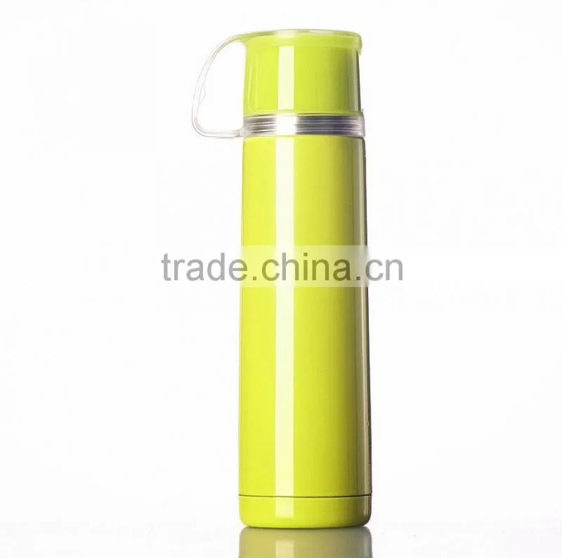 wholesale insulated double wall stainless steel sport water bottle thermos, thermos flask with handle