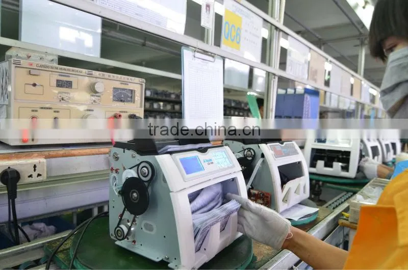Double Power CIS Multi-Currency value mix currency counter machine