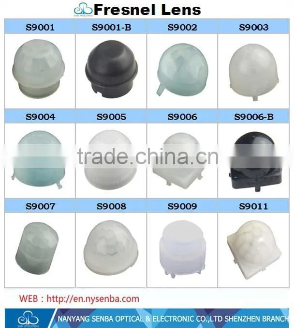 S9011 PIR Sensor Fresnel Lens, Plastic Lens for Infrared Sensor
