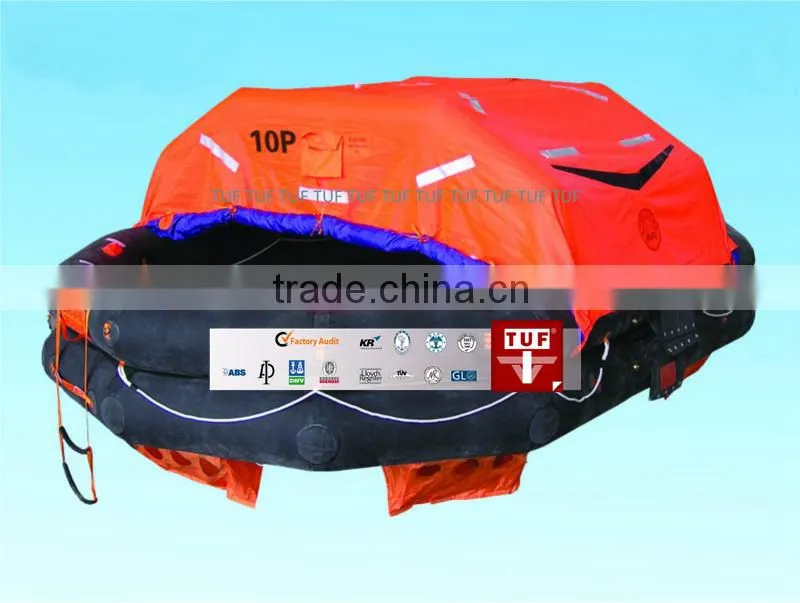 CCS Approved Throw-Over Inflatable Life Raft for 66 Person