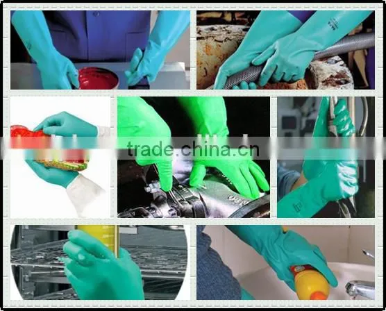 New Design Industrial Black Rubber Glove