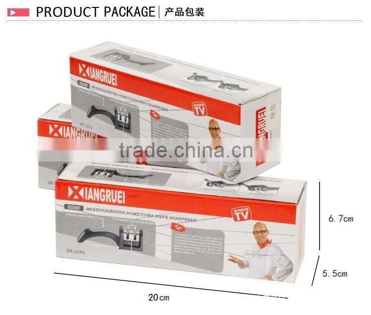 Hot selling 3-stage kitchen tools knife sharpener