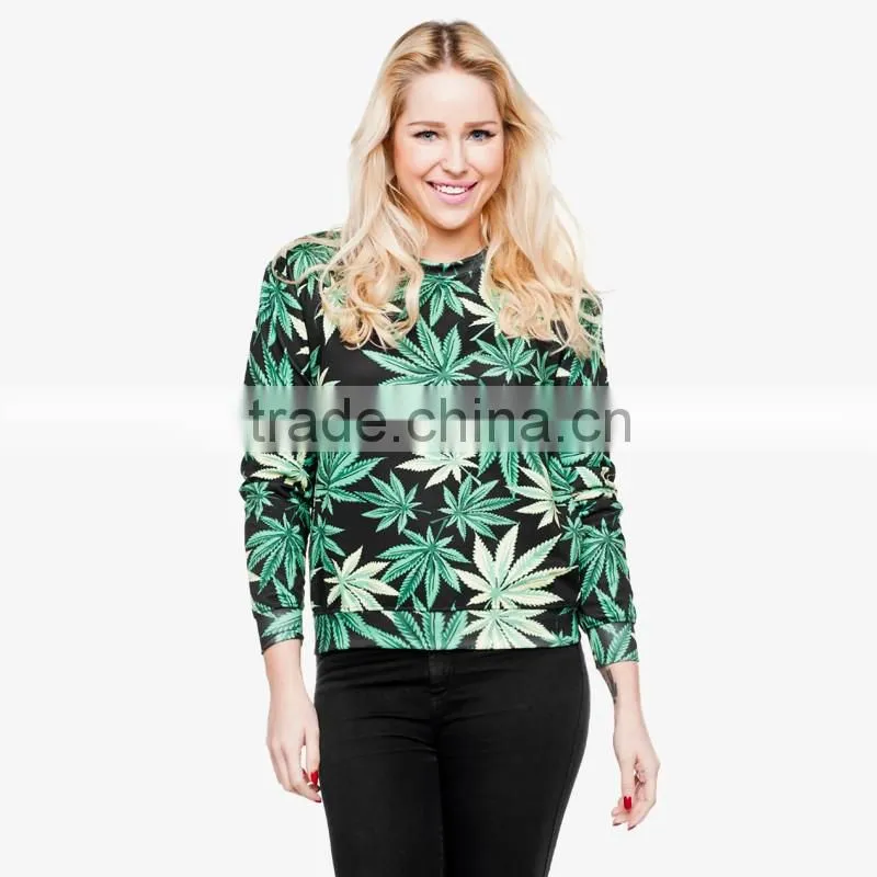 hot sale good quality 3D custom all over sweatshirt printing