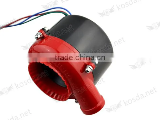 Universal Electric Blow Off Valve turbo, Red color Racing Blow Off turbo sound