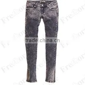 Hot Sale Lady's denim jeans - blue