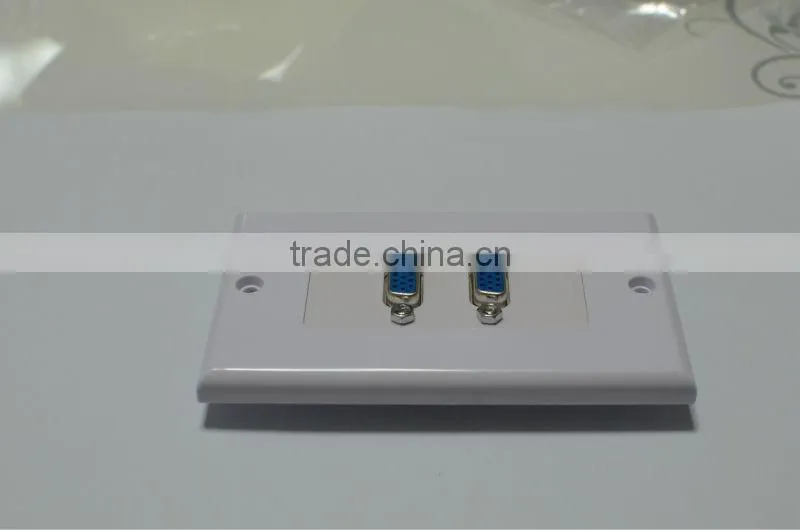 VGA wall plate electric plug panel socket