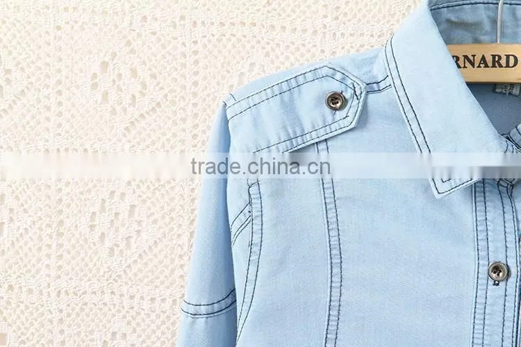 2014 New style European all-match long sleeve female jean coat/jean shirt woman denim coat clothing