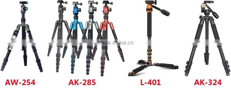 BILDPRO Photo Accessories Camera Tripod Carbon Fiber Tube Photography Video Camera Stand