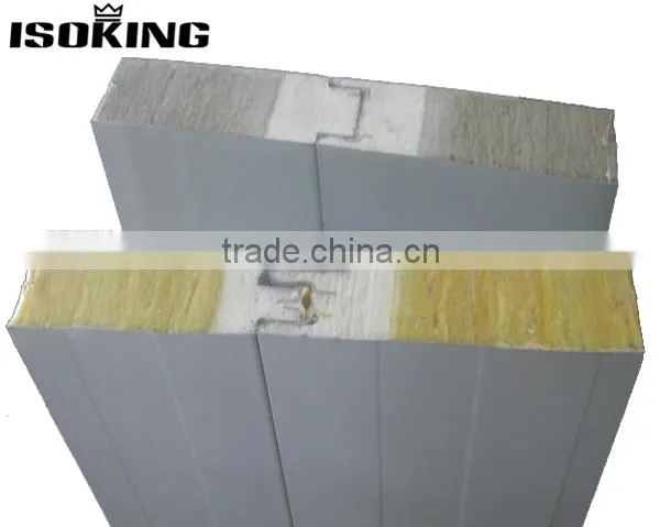 Fire Rated Sandwich Panel Warehouse Glass Wool Sandwich Panel