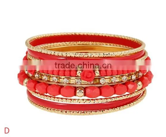 New Fashion Bohe summer handmade beaded bracelet set/