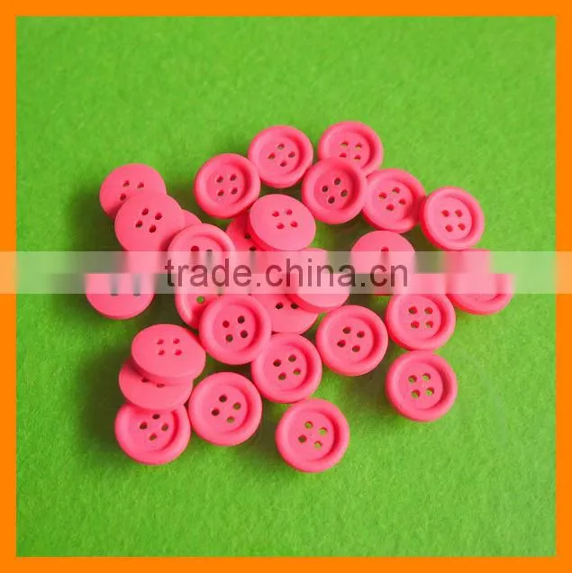 New Design Hot Sale Round Wood Button