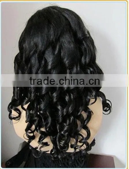 China alibaba black wig women toupee brazilian lace front wigs