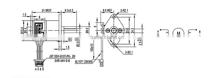 GM12-15BY Gearbox Stepper Motor 12x10mm 12BY Gear Motor/GM12-15BY -50