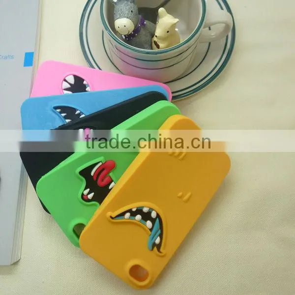 Silicone new funny case for iphone 4, iphone 5