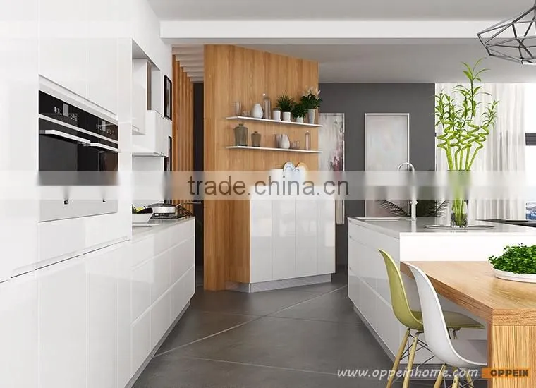 Oppein Modern Elegant Lacquer Kitchen Cabinet 2016