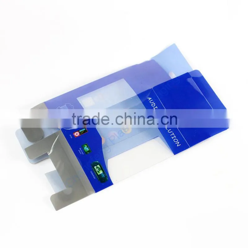 Fancy design transparent plastic packaging box
