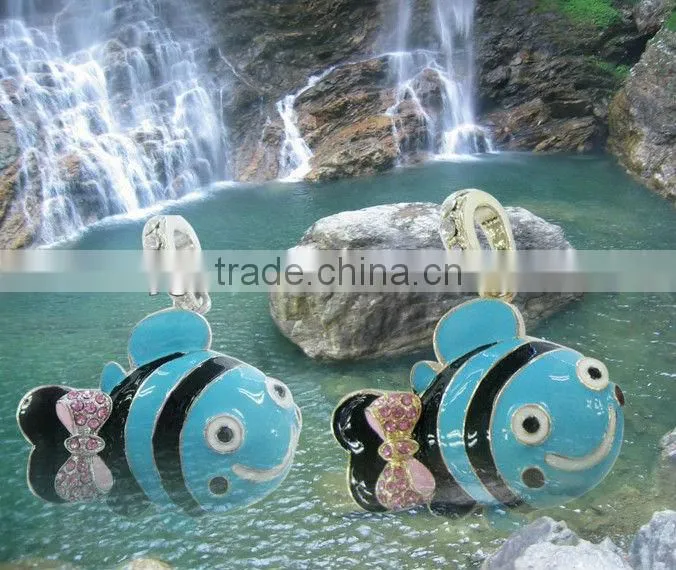 Cute Lovely Diamond Gift Fish USB Stick For Promotion