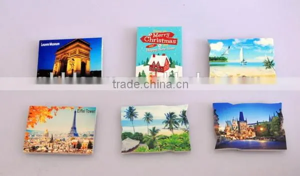 Statue of Liberty, Westminster Bridge, Big Ben, Croatia, Dubai, Paris, Landscape Souvenirs Magnets Fridge Magnet