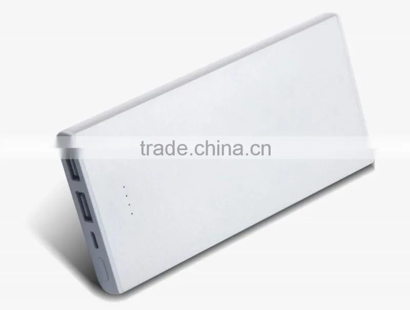 Silver 12000mah wst power bank li-polymer battery best quality and competitive price 12000mah