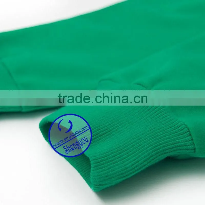 2015 high quality custom zipper-up hoodies sweatshirts china supplier