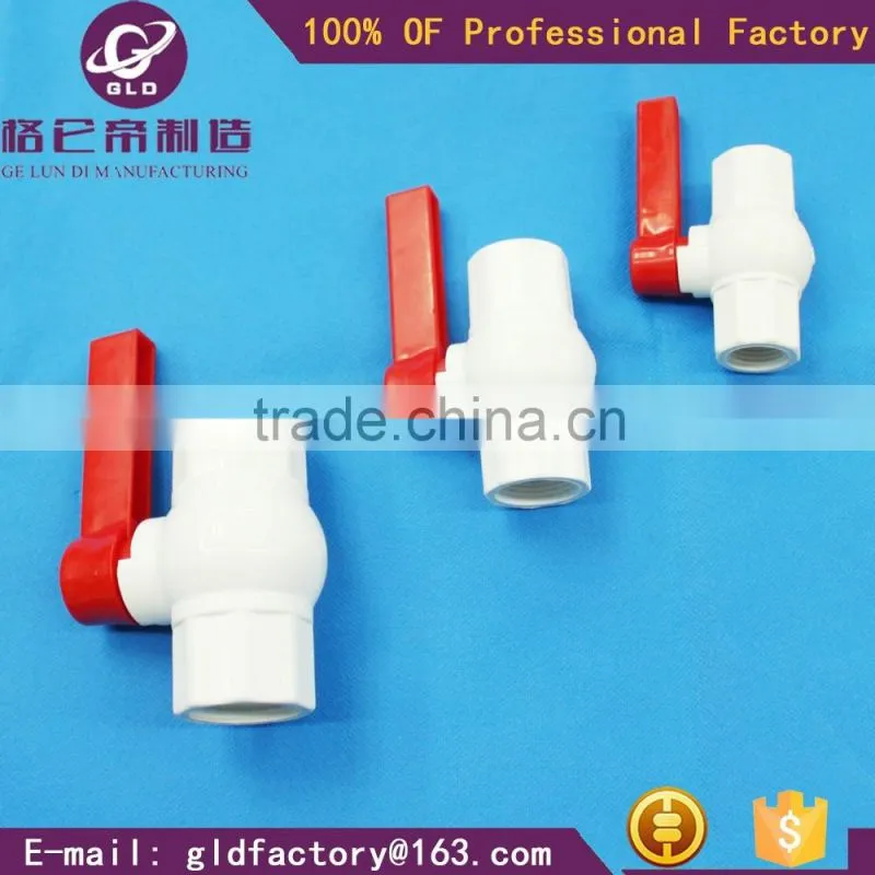 GLDPlastic Compact Ball Valve/Building/Construction/PVC Ball Valve Supplier