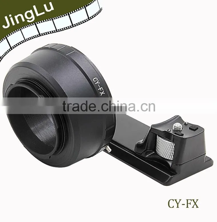 lens adapter ring with long tripod CY-FX for Contax lens to Fujifilm X-Pro1 camera body