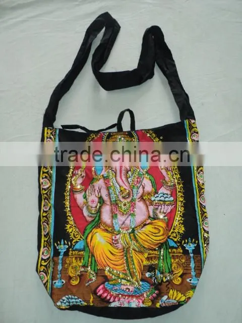 buddha ethnic bags printed