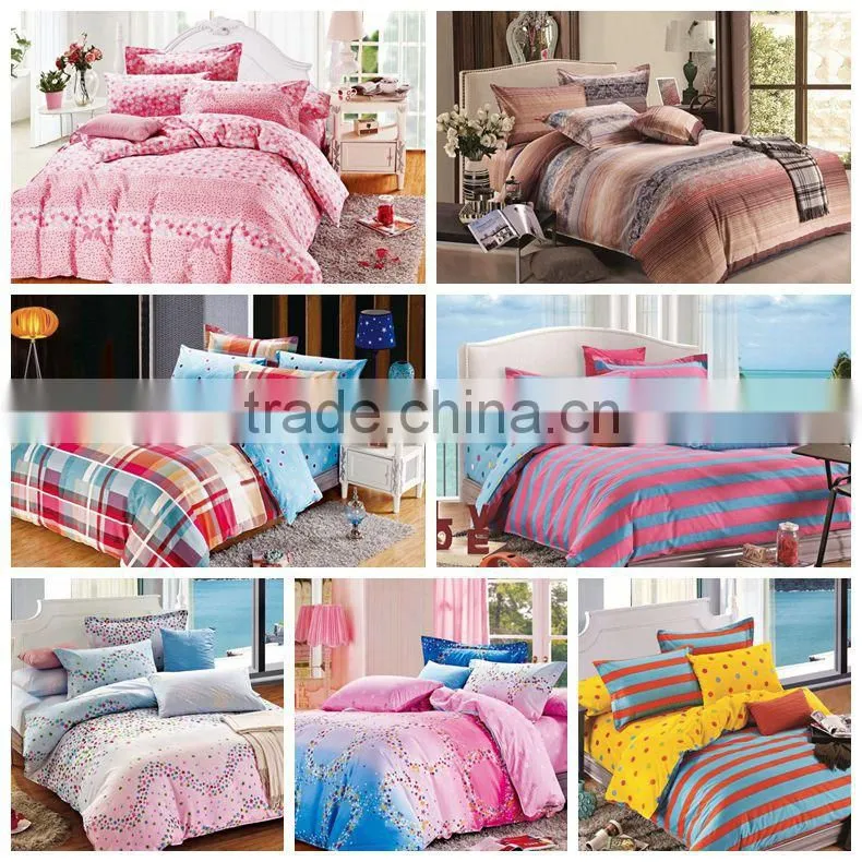 100% cotton128*68 pigment printed bedding set