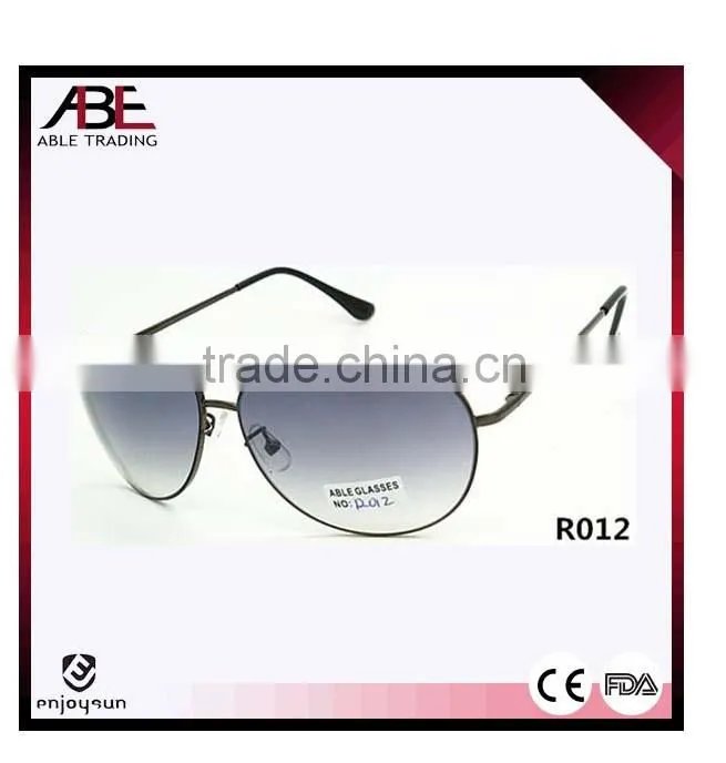 European style unisex metal sunglasses with 10 pieces MOQ