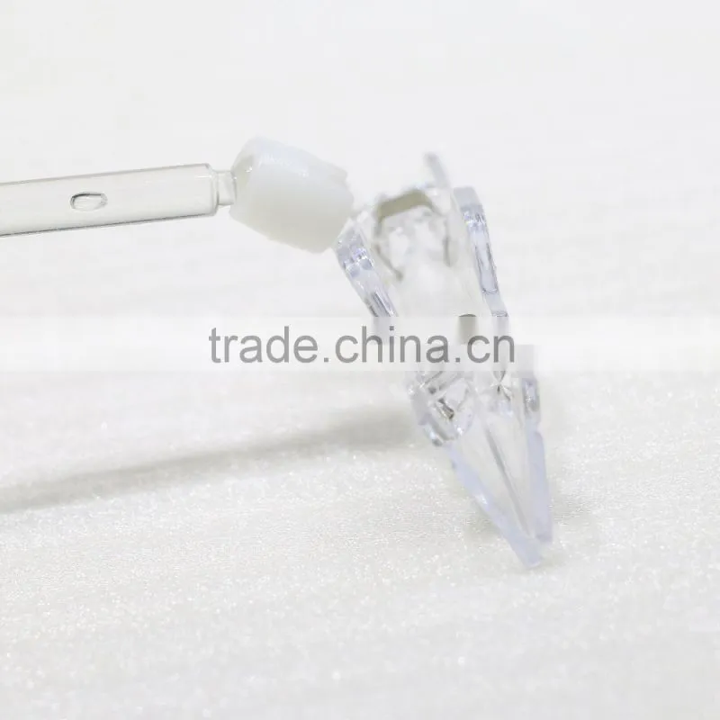 Durable transparent POP sign holder for display