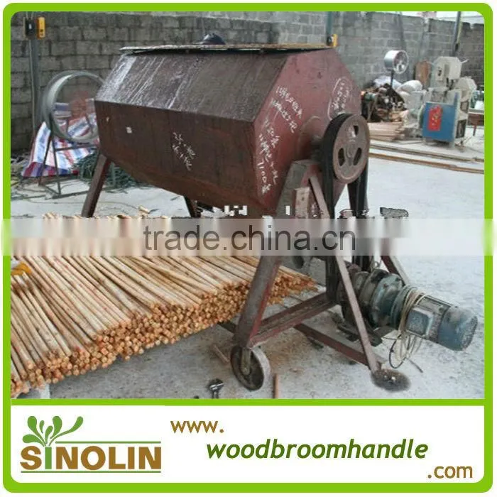 wood broom handle machine