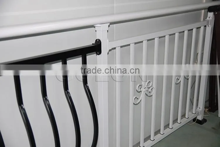 Cheap price of galvanized Steel Railing, metal balcony railing for sale