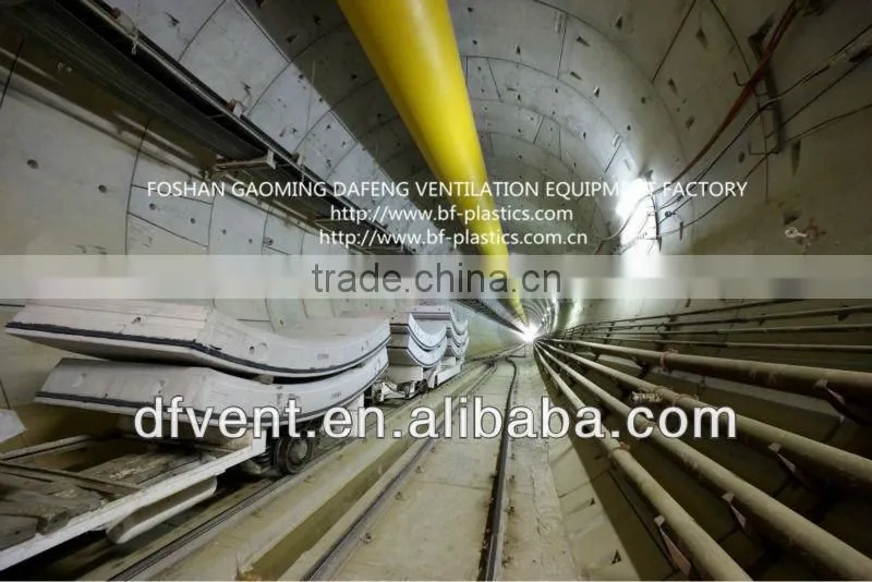650gsm lay-flat mining duct tunnel duct