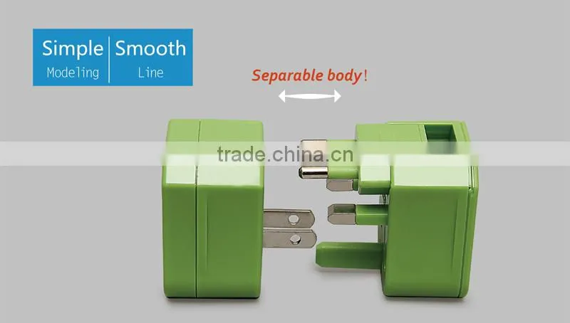 Electronic gift items box package small multiple travel plug adapter