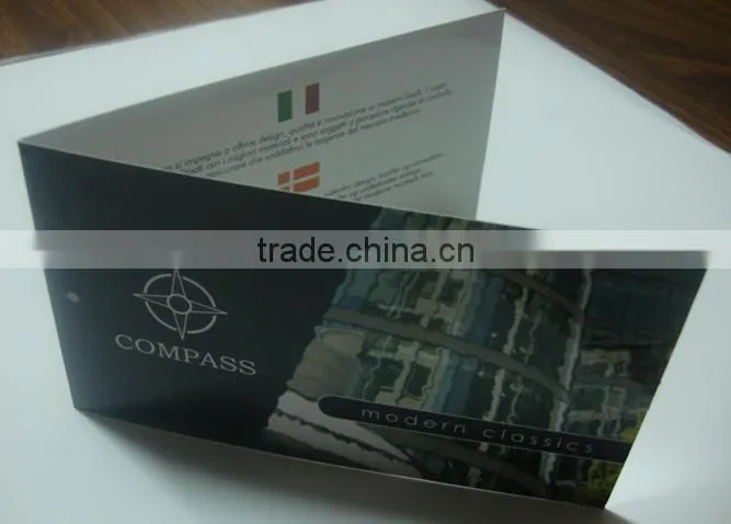 2 pages booklet for promoting paper with full printed