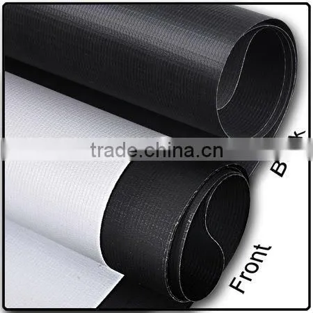100 16:9 Manual Pull Down Projector Screen Selflocking Matte White Theater Video
