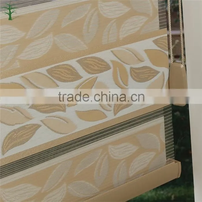 Durable venetian blind cord jacquard zebra rolling shutters
