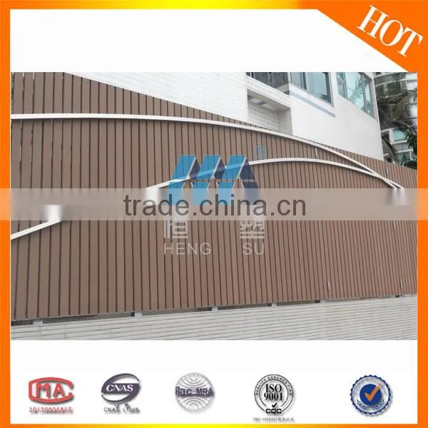 WPC Eco friendly outdoor engineered fencing